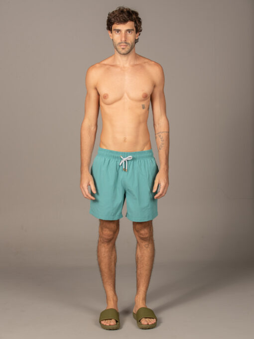 Troy Shorts Plain - Soft Green - Image 10