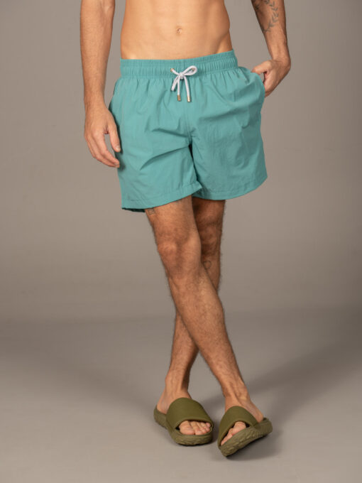Troy Shorts Plain - Soft Green - Image 5
