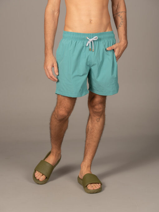 Troy Shorts Plain - Soft Green - Image 7