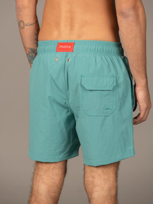 Troy Shorts Plain - Soft Green - Image 3