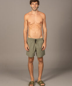 Troy Shorts Plain - Army Green