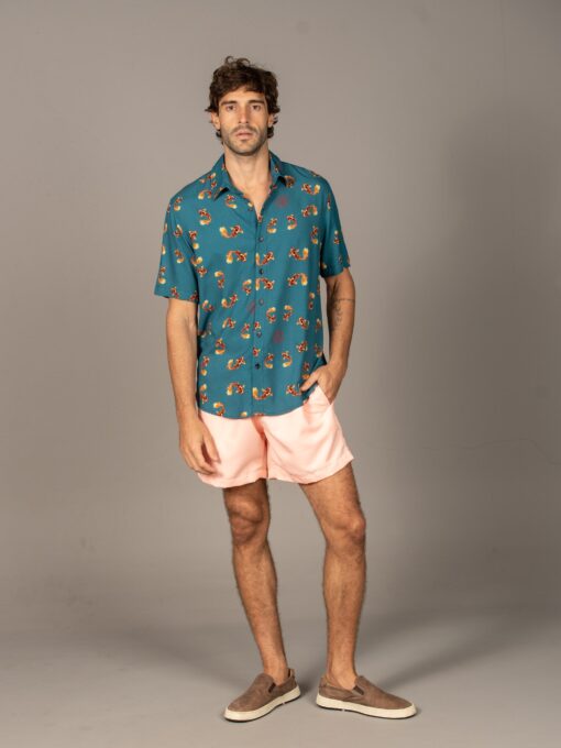 Markus Short-Sleeve Shirt - Goldfish - Image 3
