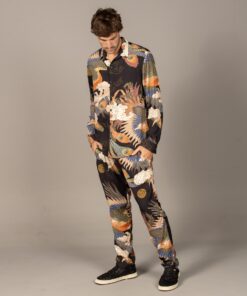 Heinz Long Pants - Peacock